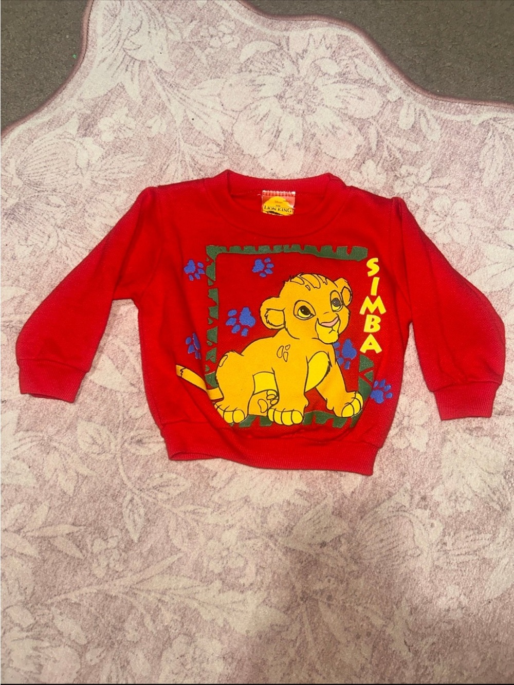 Vintage Disney Lion King sweater 12 M